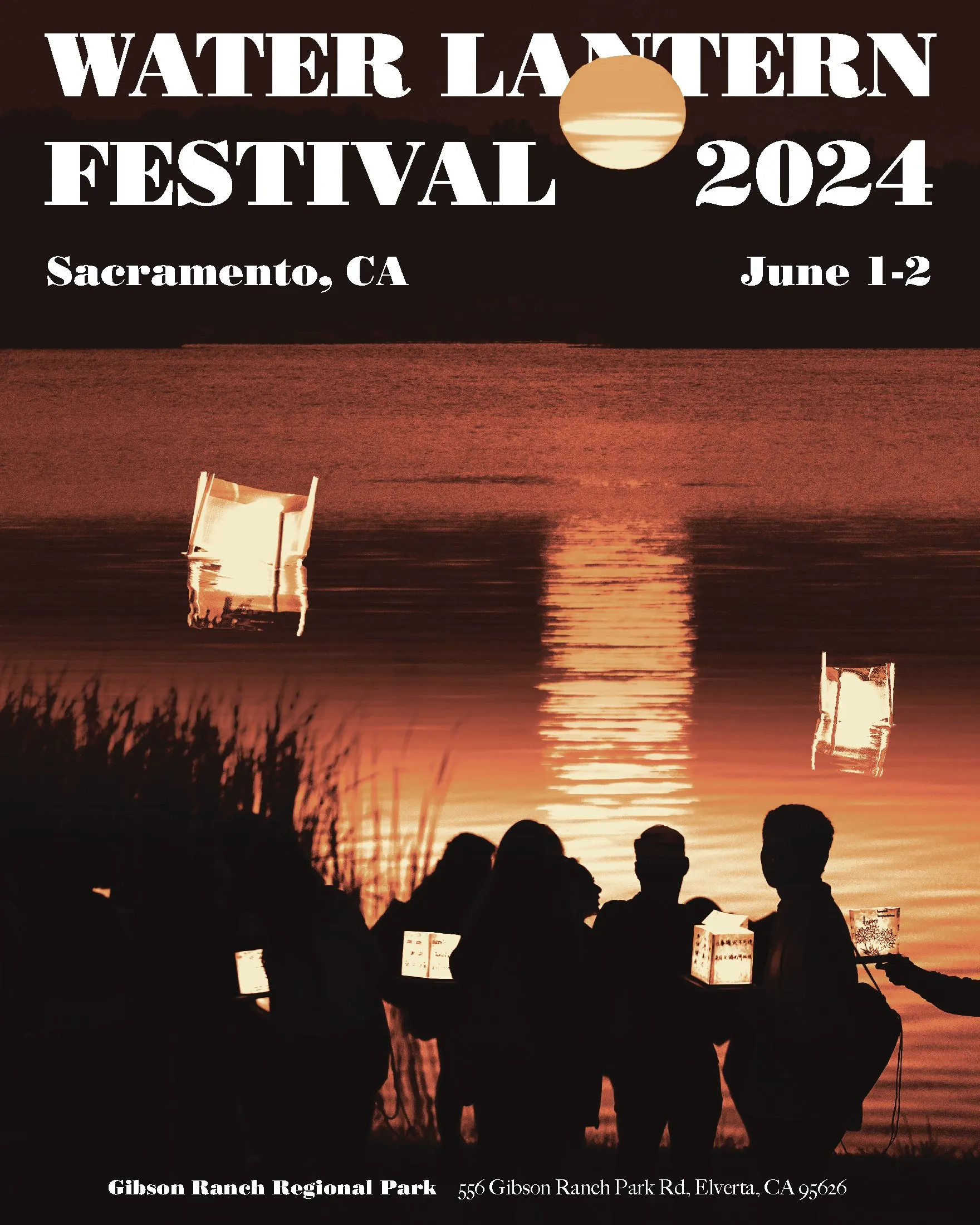 Water Lantern Festival 2024 poster.